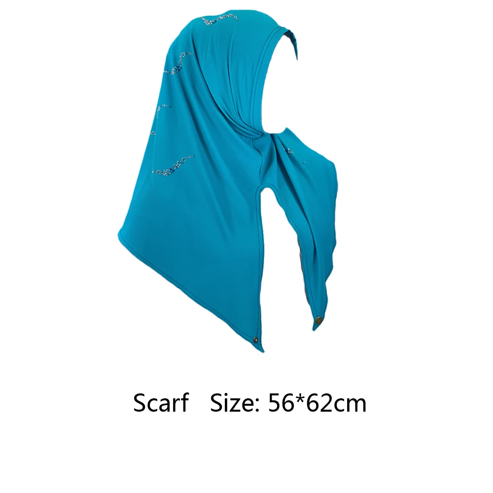 Cappelli di lusso per le donne strass Hijab istantaneo solido musulmano testa sciarpa festa di nozze Headwrap Dubai islamico copricapo turbante Cap