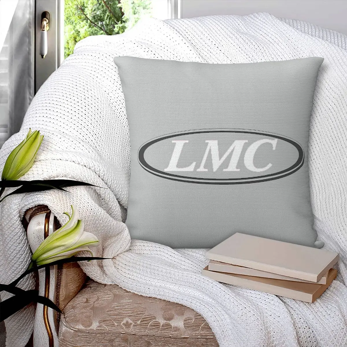 Lmc Square Pillowcase Pillow Cover Polyester Cushion Decor Comfort Throw Pillow for Home Living Room