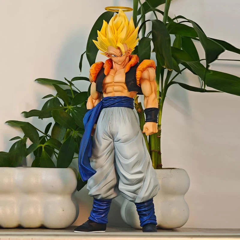

Новая фигурка Dragon Ball Z Gogeta Super Saiyan, аниме-статуэтка, декор для стола, коллекционная модель, игрушка для отаку, подарок для любителей аниме