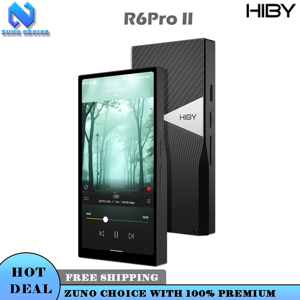 HiBy R6 Pro II / R6 Pro GEN 2 2025 مشغل موسيقى HiFi Audio USB DAC سماعة AMP CS4308P * 2 632mW 128GB أندرويد 12 DSD512 MQA 16X