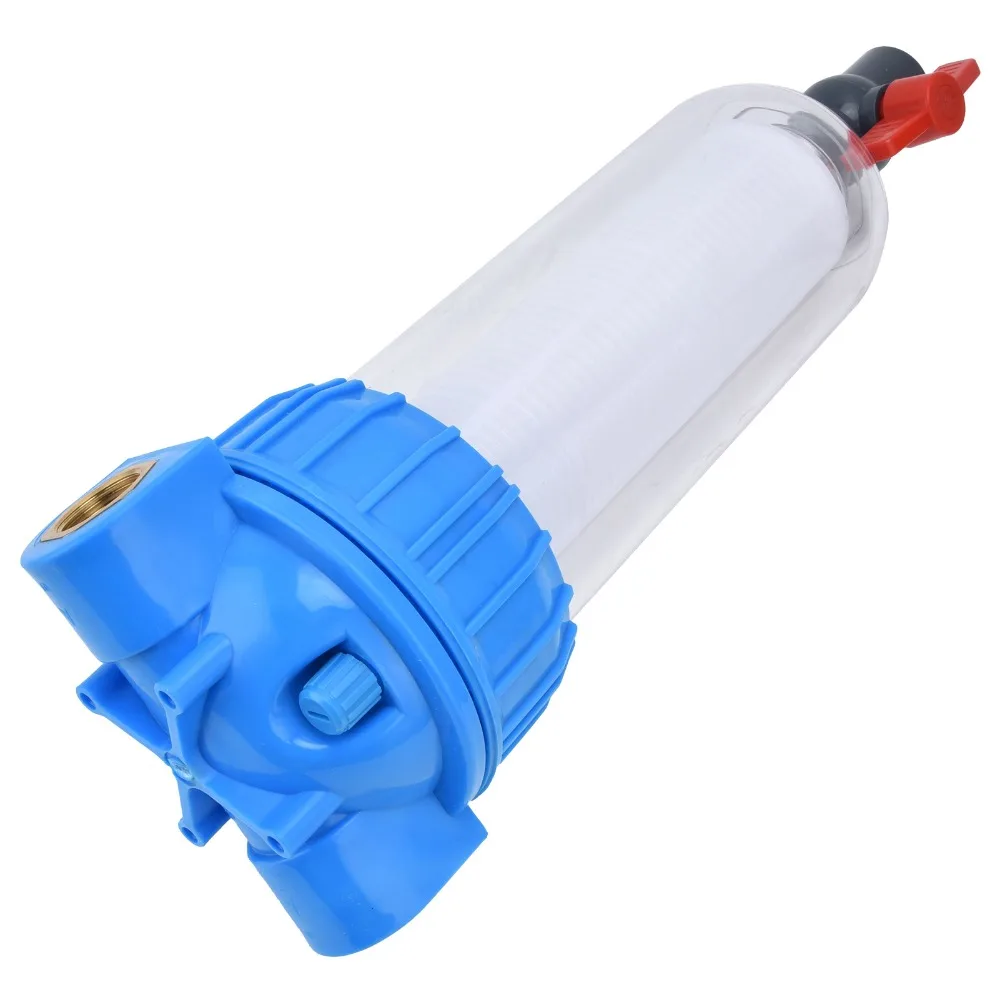DN25 Pipeline Filter ABS G1 Thread Drinking Line Filter Mesh Inner Structure PP Melt-Blown Filter Insert Water Fitting