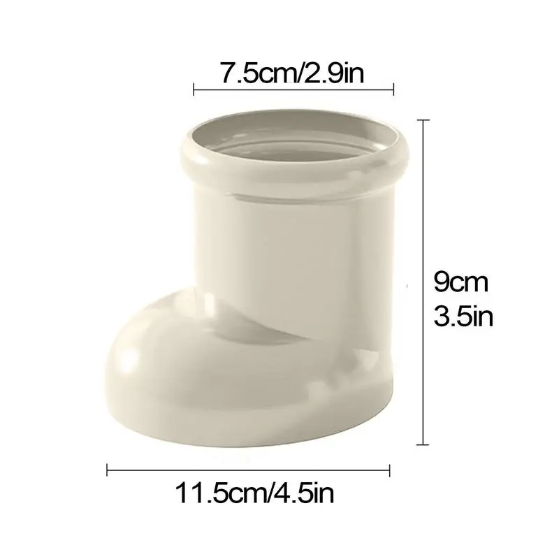 منظم قلم على شكل حذاء للمكتب ، تخزين قلم رصاص متعدد الوظائف ، حامل فرشاة مكياج ، رف قرطاسية كرتوني