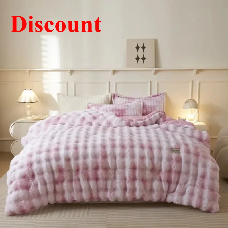 2025 nuevo invierno grueso cálido conejo abajo leche abajo maíz edredón núcleo delicado, suave, cálido y agradable para la piel