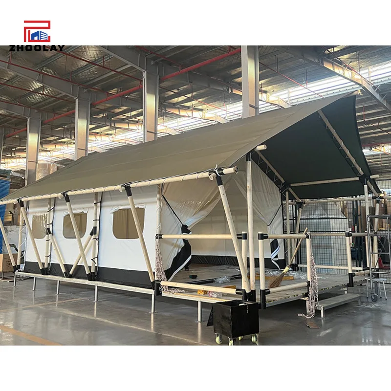 Two Room Balcony Thickened Rainproof  Hotel Resort Outdoor Camping Family Style High End Tent