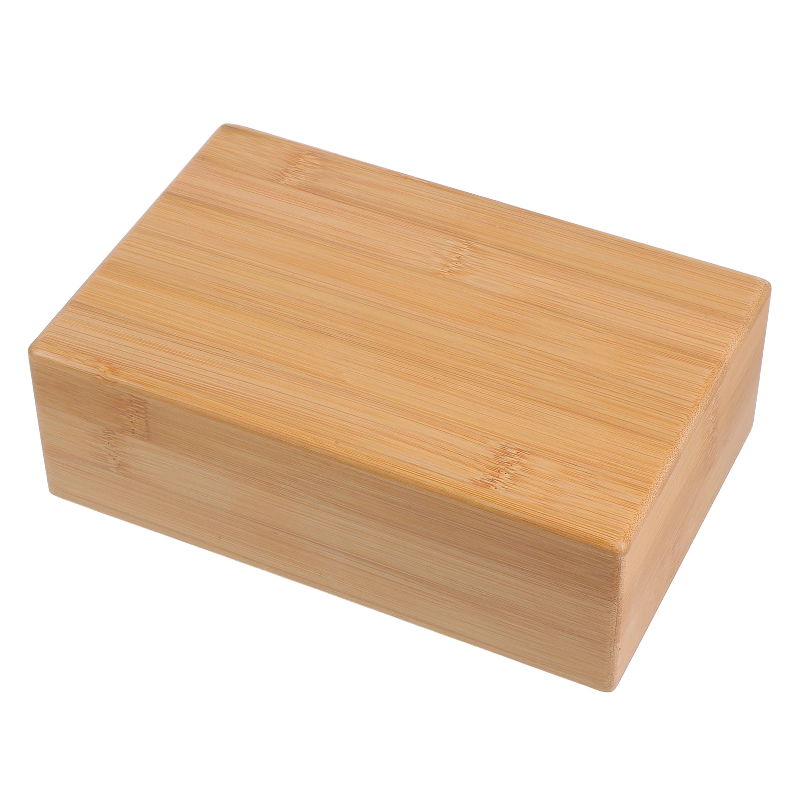 

1pc Yoga Brick Bamboo Durable Smooth Surface Strength Balance Flexibility Training Exercise Accessories Simple Design