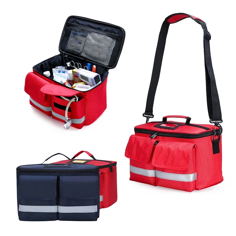 Waterproof Family Medicine Kit Shoulder Medical Bag Empty  Car Travel Outdoor Portable Storage Bag First Aid Kit Emergency Kit