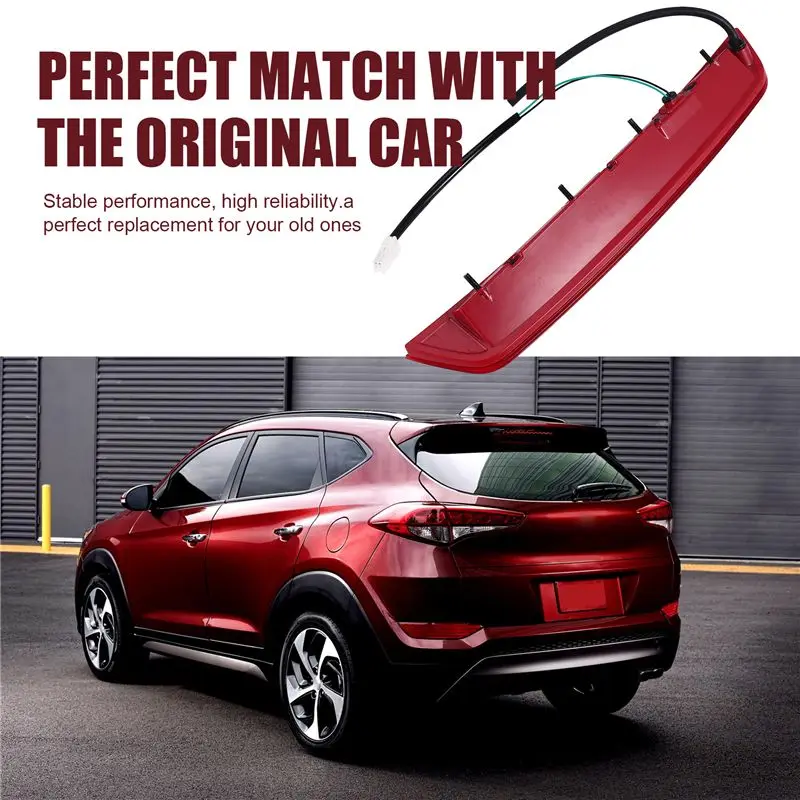 Superior-For Tucson 2015-2018 Rear Brake Light High Mounted Stop Lamp 3Rd Third Brake Light 92700D7000 92700D3000