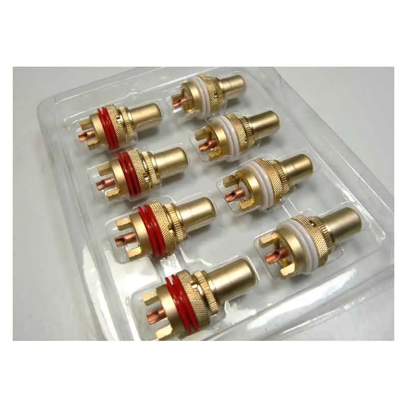 KYYSLB Thick 3 Mm Hole 11.5 Mm Lotus Socket Power Amplifier Chassis RCA Signal Input Plating Gold Genuine