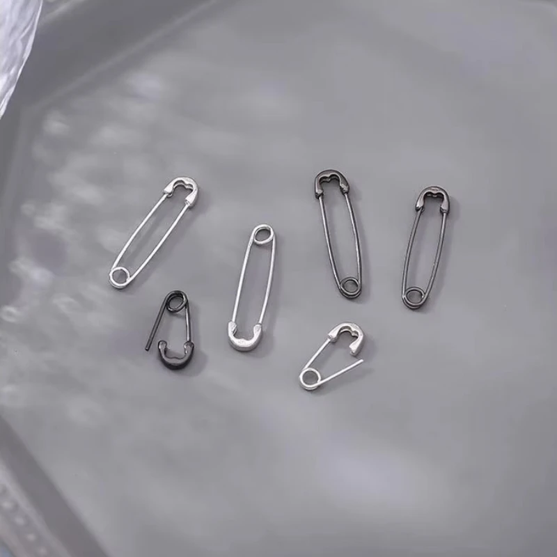 Sprzedaż hurtowa 925 Sterling srebrna szpilka kolczyki New Fashion Hip HopCool przystojny mężczyzna i kobieta klip Ear Stud biżuteria — zdjęcie 7