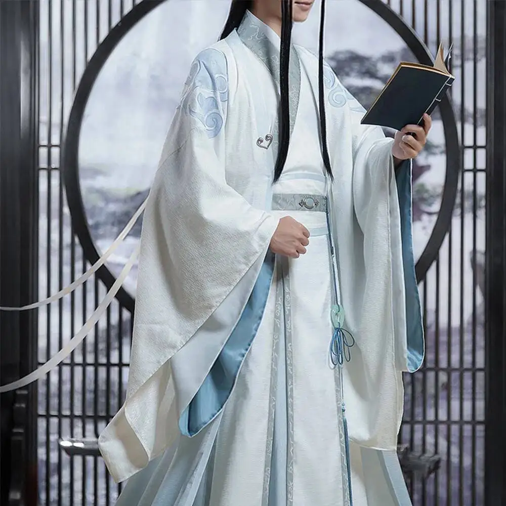 ما قبل البيع أزياء أنيمي مو داو زو شي التأثيرية LanZhan الزي القديم غراند ماستر من زراعة الشيطاني فستان هانفو للهالوين