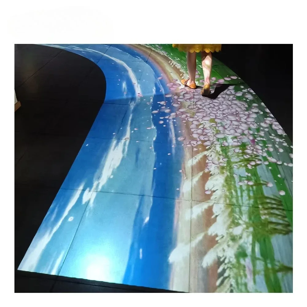 Digital Floor Interactive Projector Pretty Screen Equipment Indoor Interactive Projection