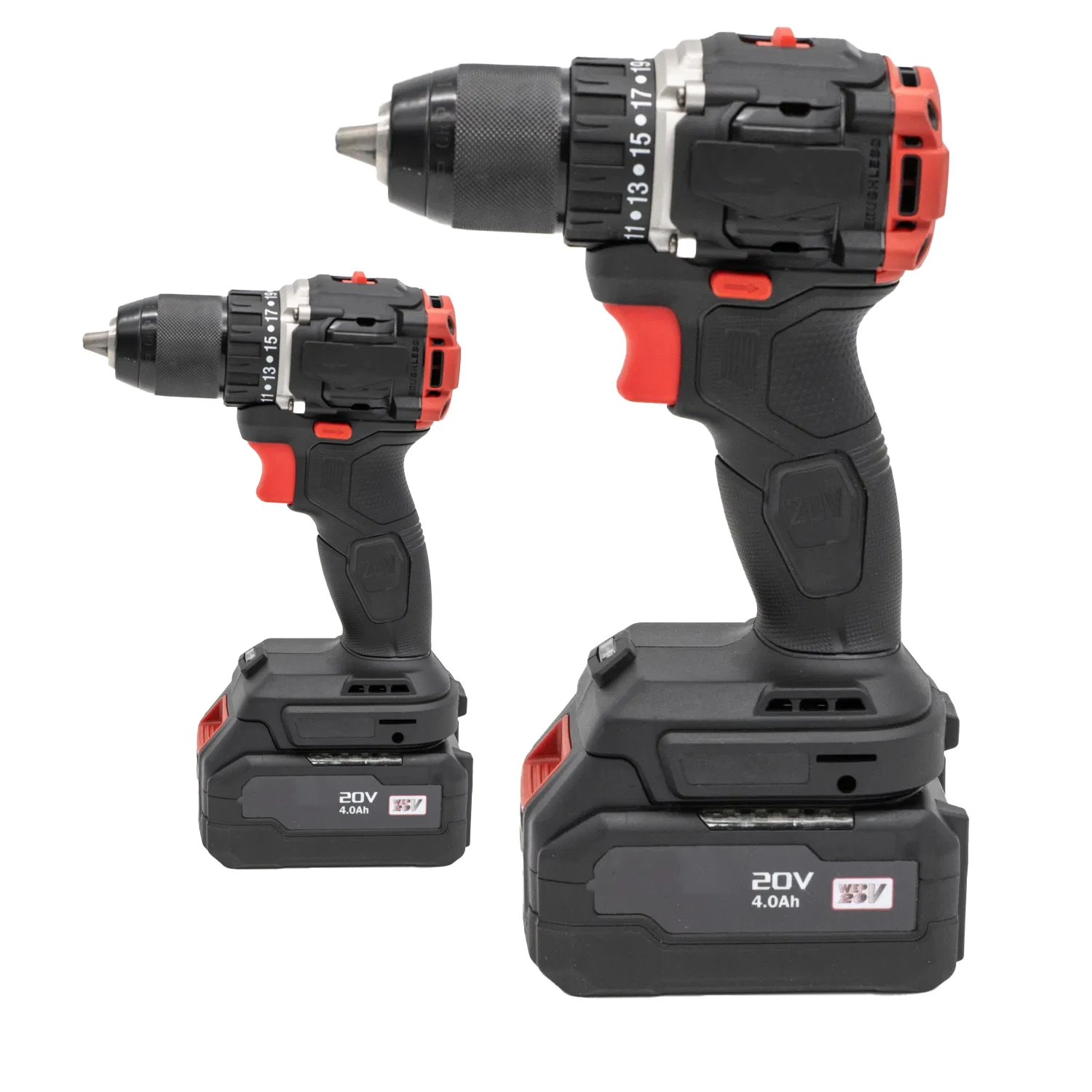 

High Quality Professional Grade 18V/20V Cordless Brushless Rechargeable Li-ion Battery Power Drill With Keyless Chuck OEM