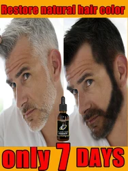 White hair killer, remove gray hair and restore natural hair color in 7 days