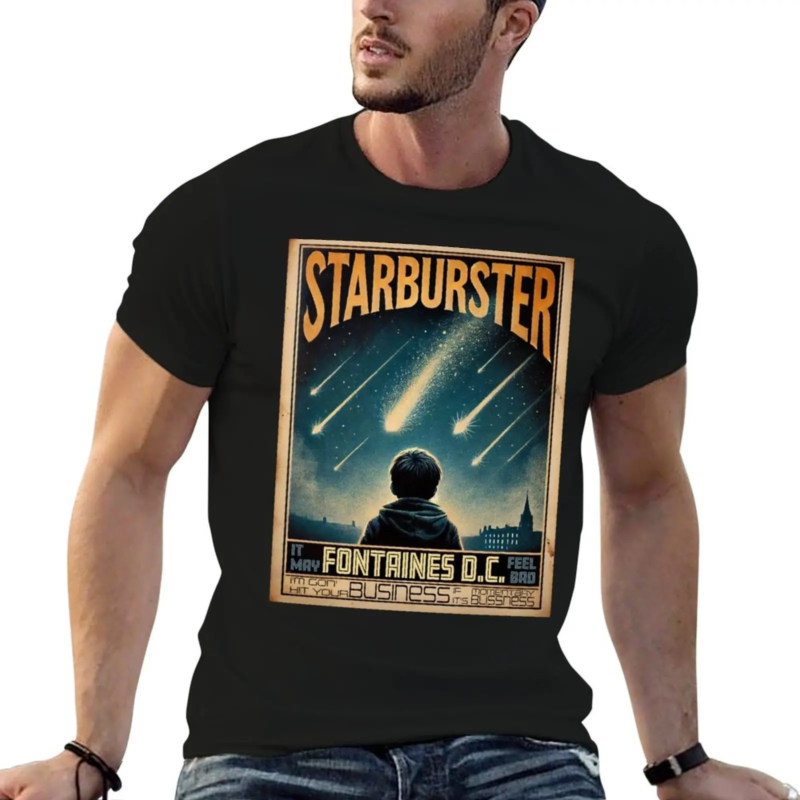 

Starburster: Fontaines D.C. T-Shirt man graphic t shirt graphic t shirts for man T-Shirt