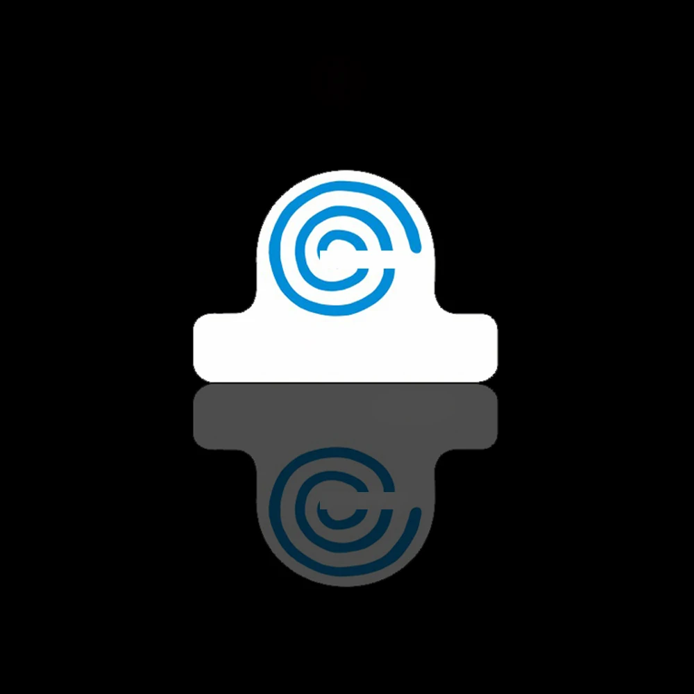 علامة بلاستيكية ستيكر ل Sega لقذيفة لعبة دريم كاست