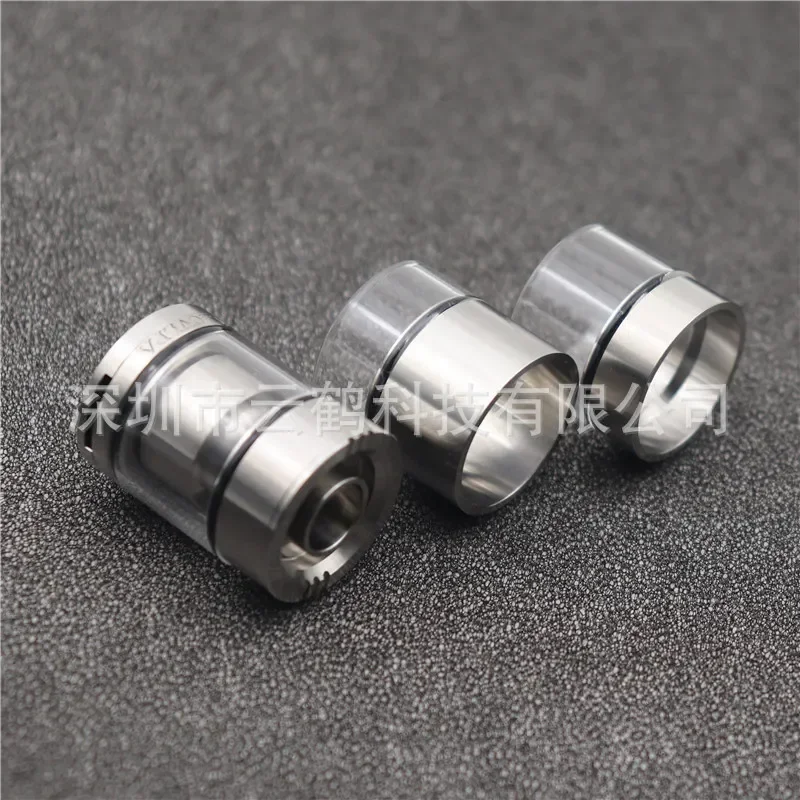 FATUBE Patio 3 نصف صندوق فولاذي PEI أكريليك مستقيم أنبوب زجاجي تركيبات واحدة Mea Culpa MTL RTA