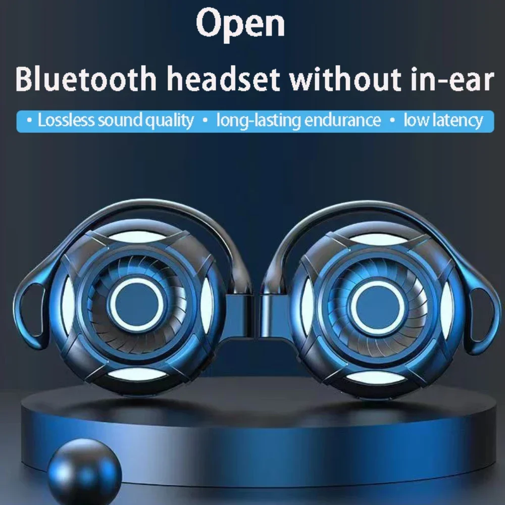 Wireless Gaming Headphones Bluetooth Headset Low Latency Earphones HD Stereo Earbuds with Mic Binaural Call Earplug Long Standby