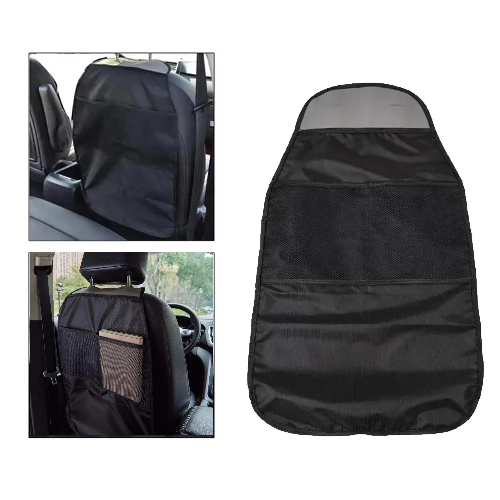 Juste de siège de voiture en polymère anti-coup de pied, coussin anti-saleté, sacs de rangement, protecteur de dos de siège de voiture pour enfants, accessoires pour bébé