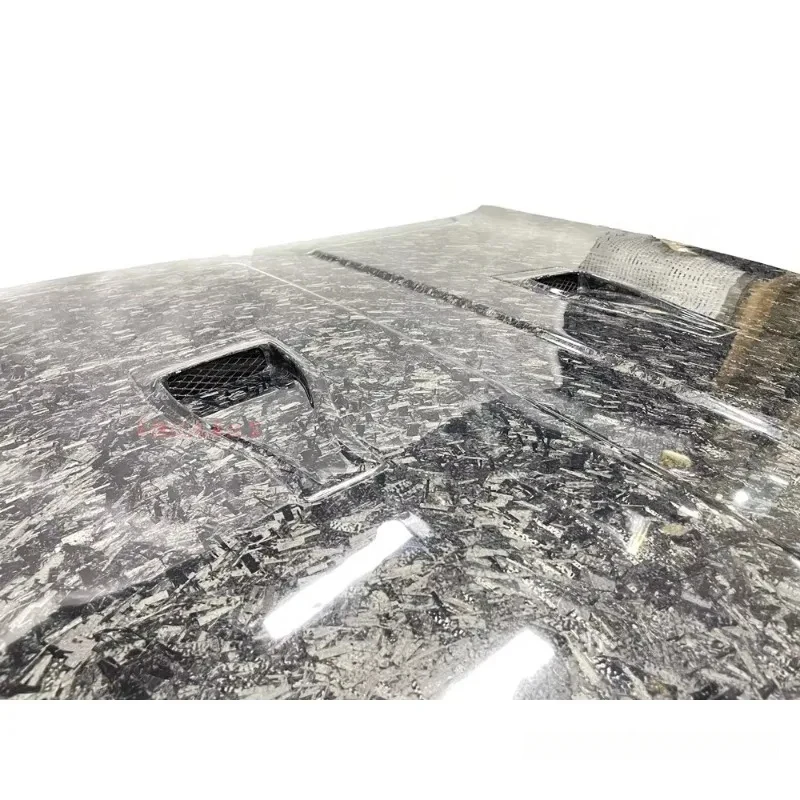 High Quality Custom Forged Dry Carbon Fiber Car Engine Hood Bonnet Universal Custom Tuning Hood