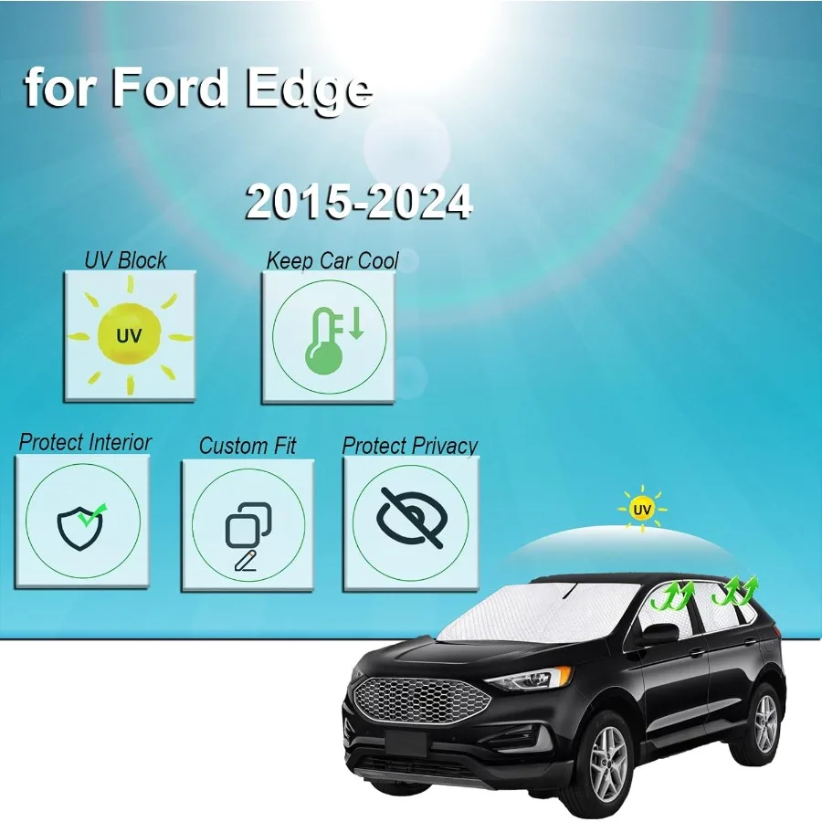 8 قطعة رشاقته كامل نافذة الشمس الظل ل حافة الملحقات 20152024 مخصص صالح الخصوصية نافذة السيارة يغطي ظلة للزجاج الأمامي