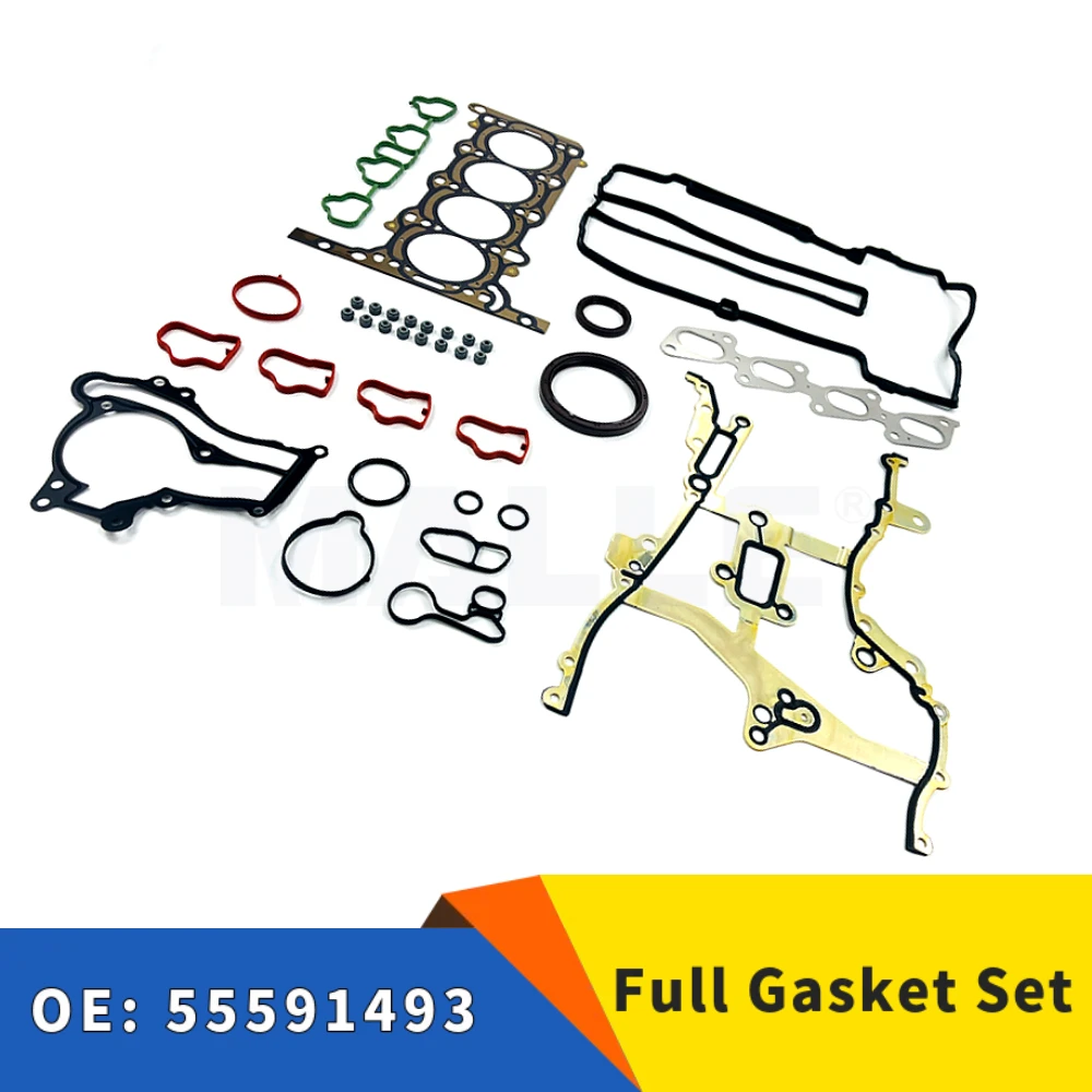 

Engine Full Gasket Set Repair Kit For GM Chevrolet Cruze OPEL 1.4 16v A14NET B14NET LUJ LUV Auto Accessories HS26540PT 55591493