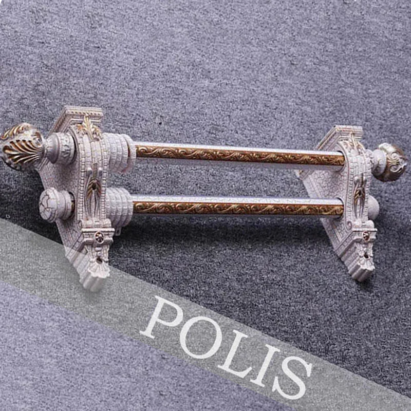 Bracket Rod Window Accessories Pallet Hotel Brace Baroque Wall Support Parts Double Single Stick Holder for Door Curtain
