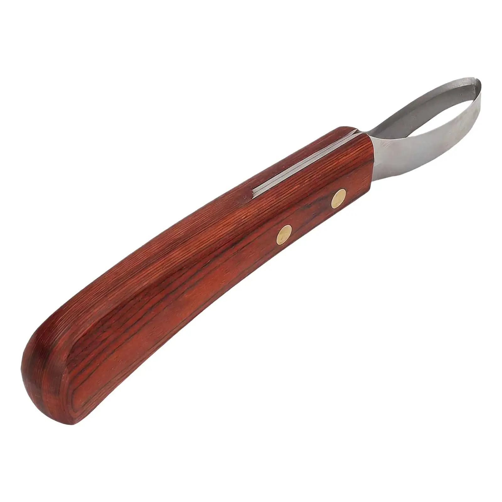 

Horse Hoof Trimming Loop Metal Blade Trimming Tool for Horse Stable Equestrian and Cow Livestock
