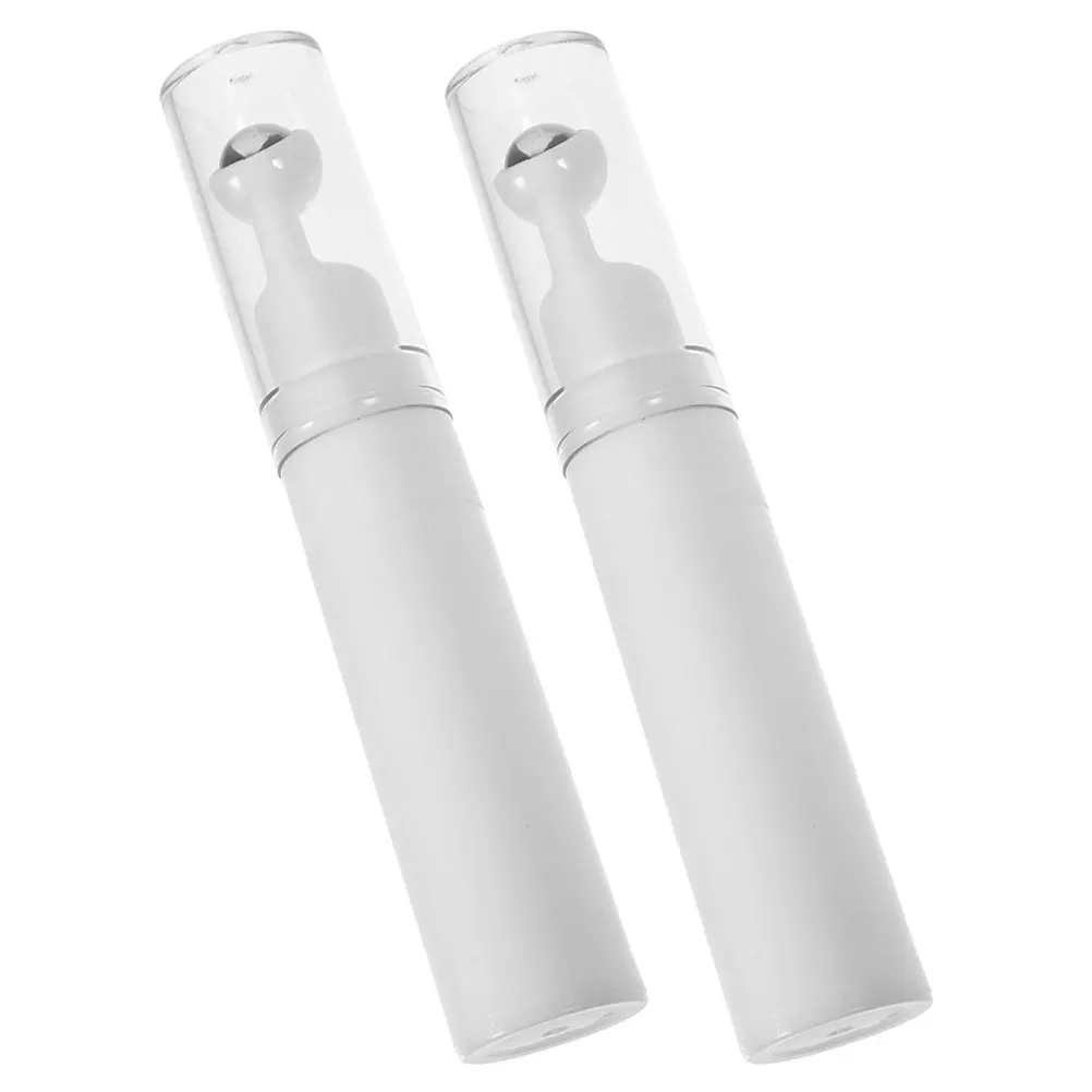

2pcs Eye Cream Roller Bottle 3 Sizes Refillable Travel Essential Oil Dispenser Compact Applicator Tool For Women