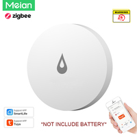 Meian Tuya ZigBee Detector Water Leak Linkage Flood Leakage Immersion Sensor Overflow Waterproof Smart Home Security Protection