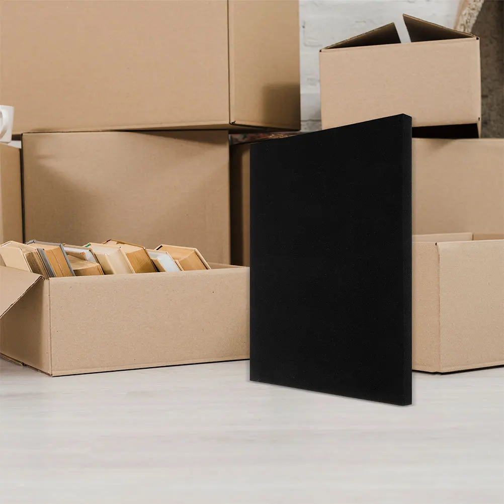 4 Stück Schaumstoffpolsterung für Versandkartons, dicke Schaumstoffplatten mit hoher Dichte, schützende Polsterung, Verpackungseinsätze, DIY-Projektmaterial