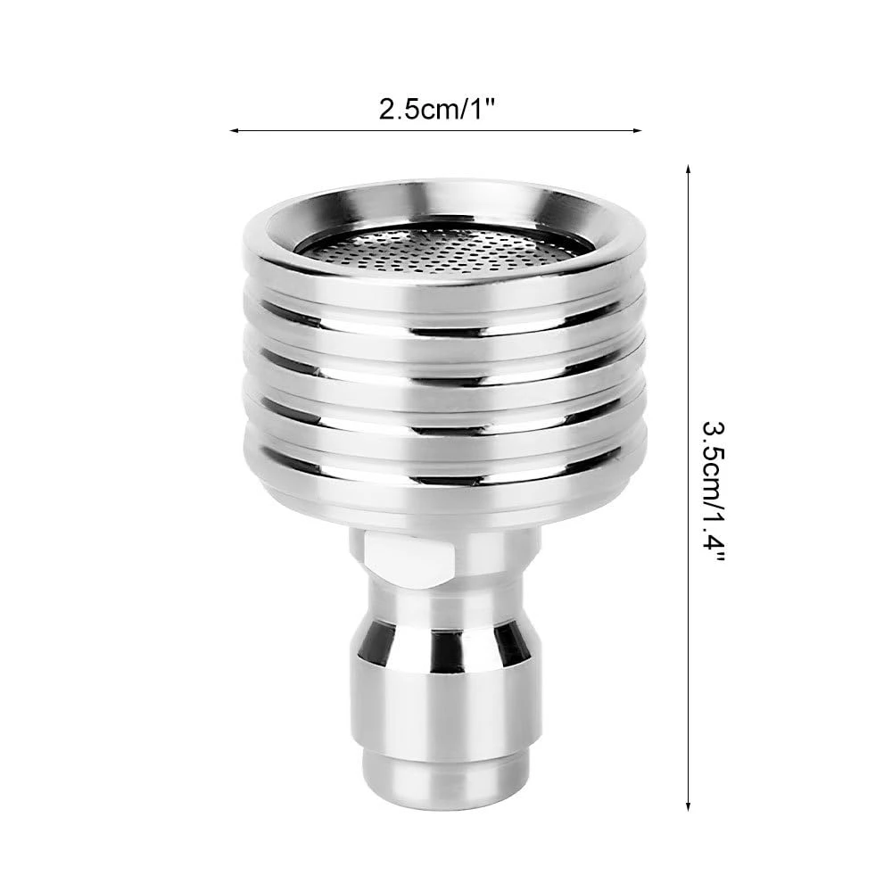 High Pressure Water Gun Interface Washing Nozzle Stainless Steel Shower Blades 1/4 Quick Connect Wash Cars Garden Urban Tool ﻿