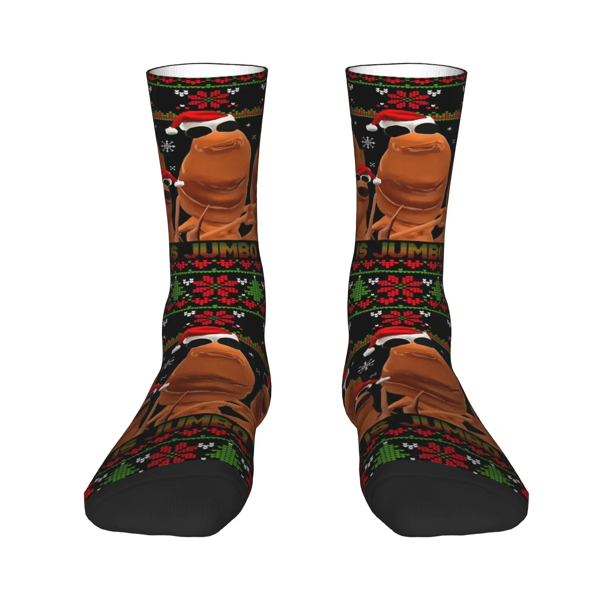Funny Marcus The Worm Where is Jumbo James Ugly Christmas Stockings Men  Socks  Soft Modern Socks Winter Anti Skid Socks Gift