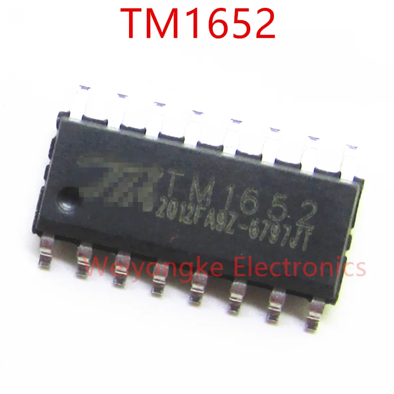 Fogão de indução LED Digital Drive IC Chip, TM1628, TM1628A, SOP28, TM1652, SOP16
