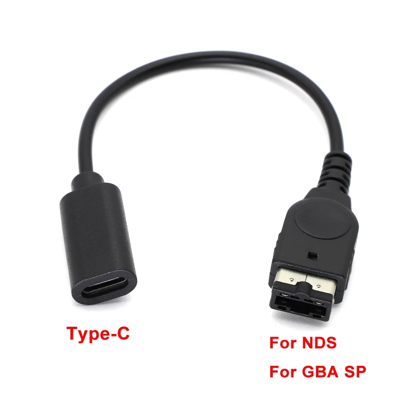 1/2/5pcs USB C Charging Power Cord Type C to Game Console Charger Cable For SP/ GBA/GameBoy/DS Game Console Cable Accessories