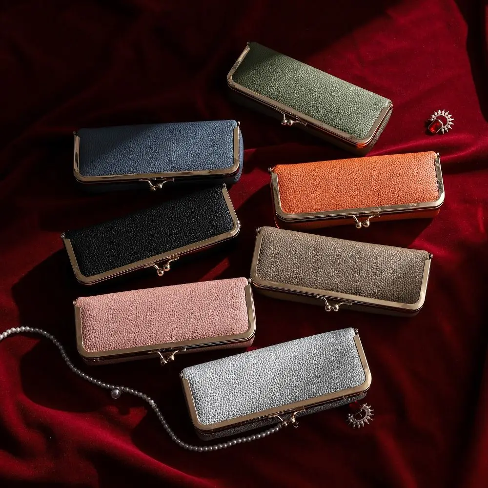 

Multifunctional PU Leather Jewelry Storage Bag Anti-lost Design Large Capacity Women's Cosmetic Bag Automatic Closing Fashion