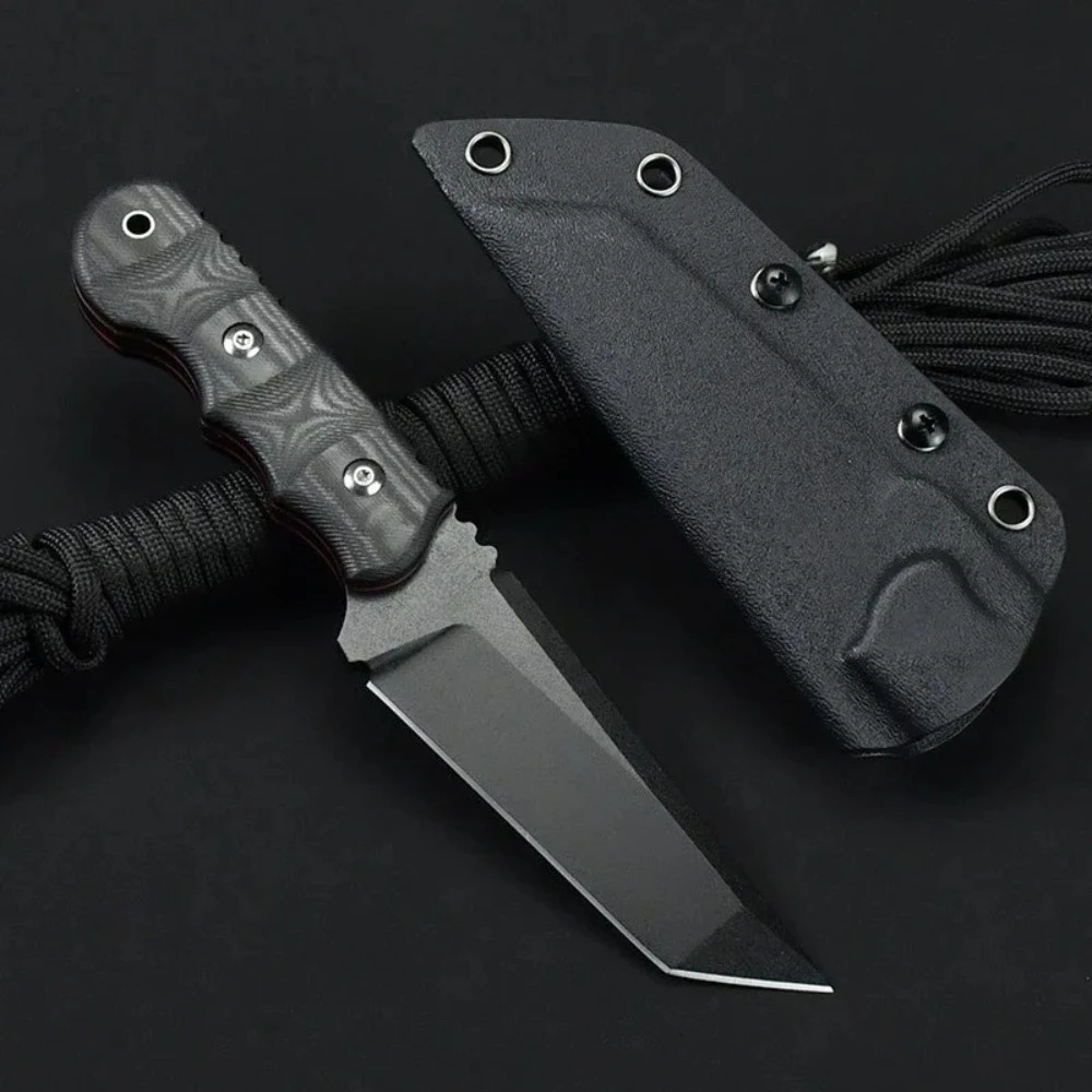 High Hardness Fixed Blade Knife 8Cr13Mov Blade G10 Handle New Style Camping Knife Popular Multi-tool