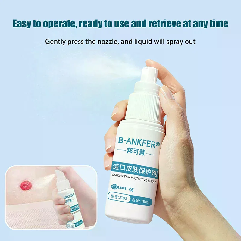 Gentle Ostomy Care Spray Keep Skin Dry Reduce Stimulation Safe Stoma Skin Care Powder Fine Texture For Abdomen For Children