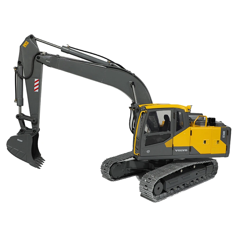 E111 1/14 Hydraulic Rc Excavator Radio Controlled Truck Caterpillar Alloy Tractor Brushless Motor Engineering Car