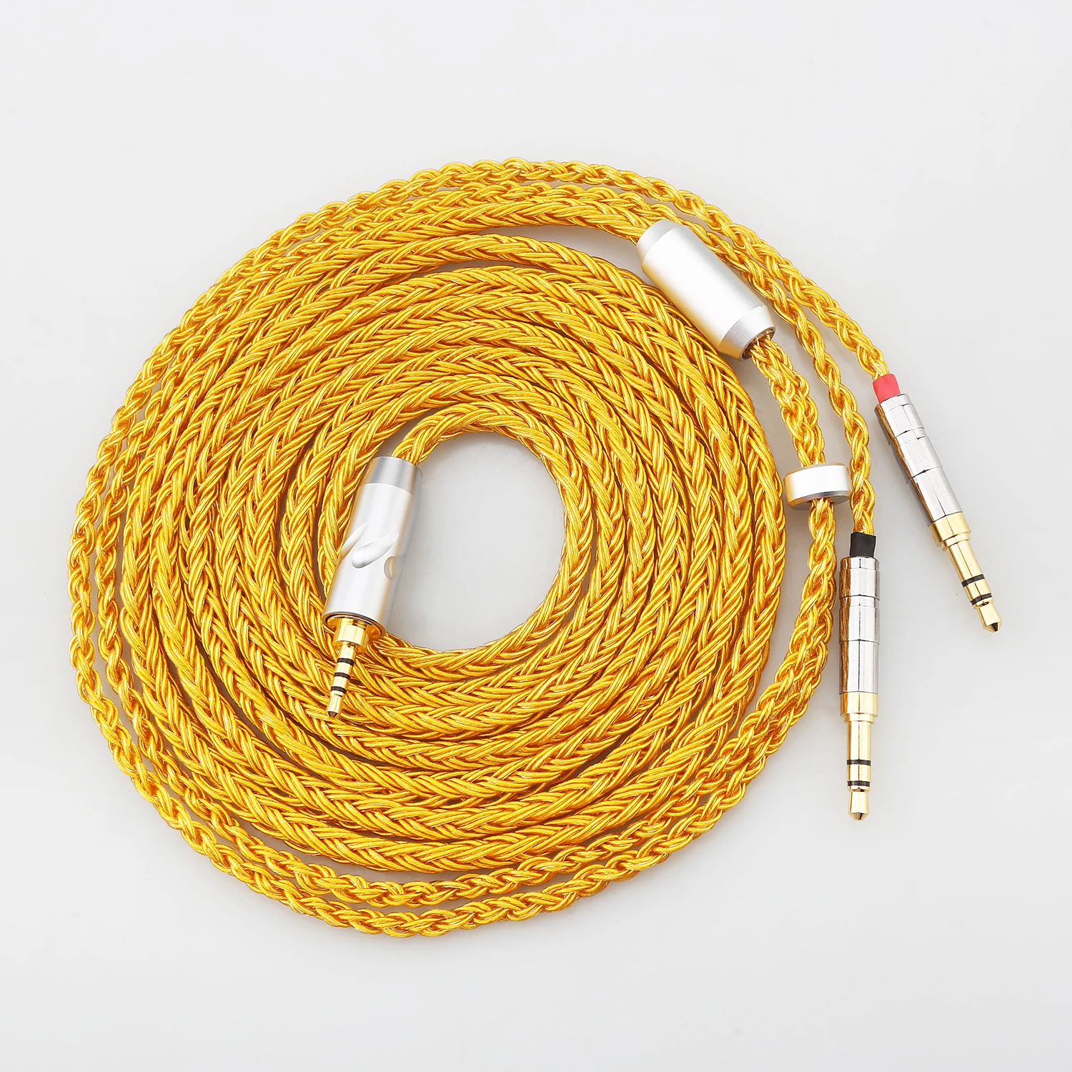 16 Core Gold Plated Balanced Headphone Cable Dual 3.5mm 4.4mm XLR 2.5mm 3.5mm for Hifiman Sundara Ananda Arya Denon D7200 D9200