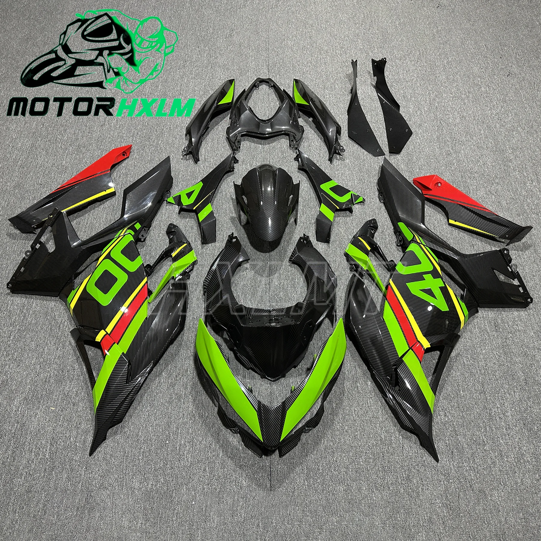 حقن ABS الهدايا المجمعة لكاواساكي نينجا 400 EX400 2018-2023 هيكل الدراجة النارية هدية كاملة الهدايا المجمعة