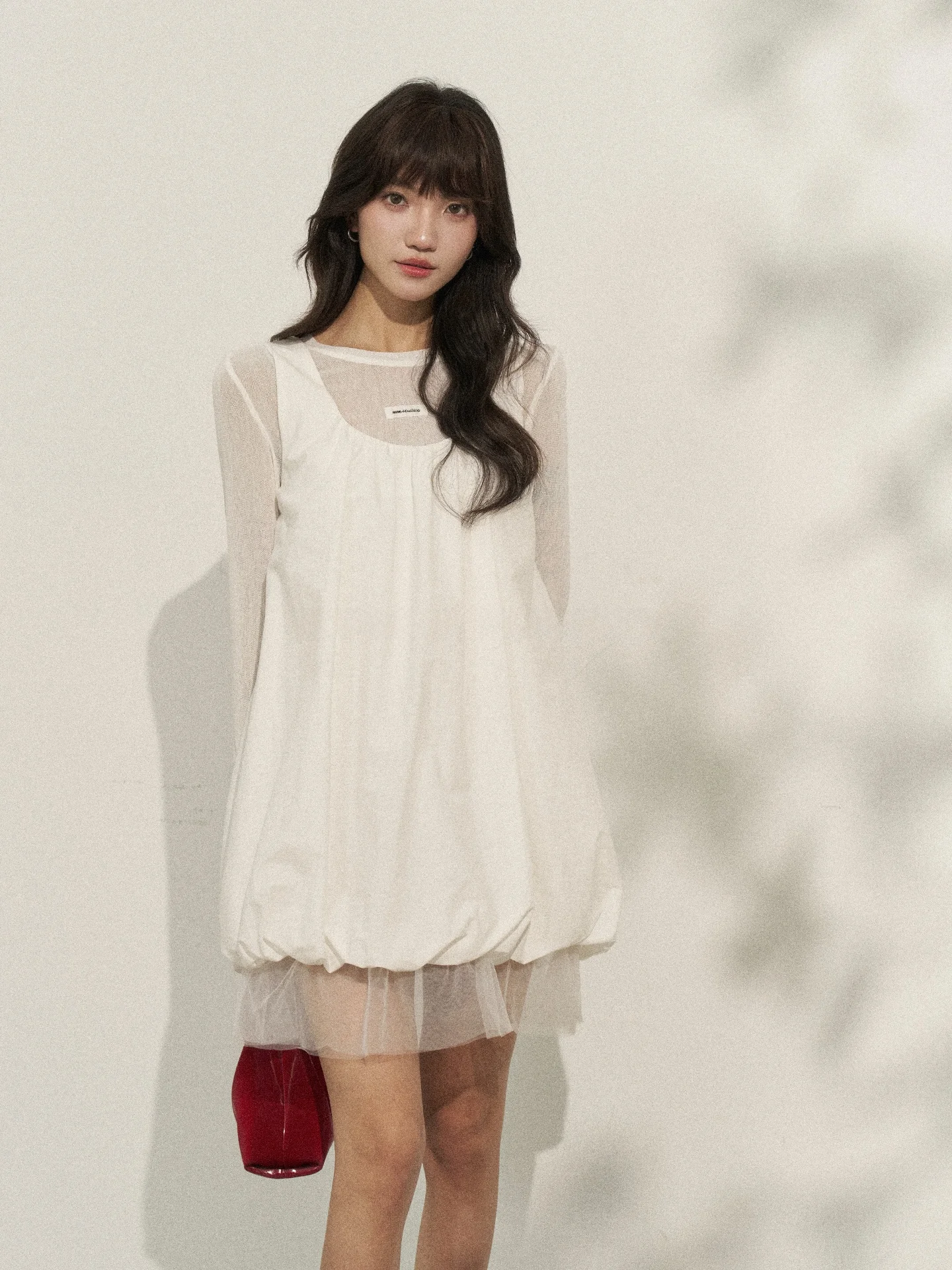 

Korean Style Vest Bloomer Dress Base Layer Shirt Two-Piece Set Floral Print Off-Shoulder Women's Summer Dress Casual Wear