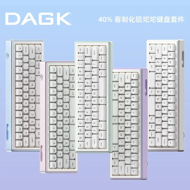 Imagem -05 - Kit de Teclado Mecânico Modo 2.4g Bluetooth sem Fio Rgb Junta Retroiluminada Personalização Teclado para Jogos Dagk-alloy40