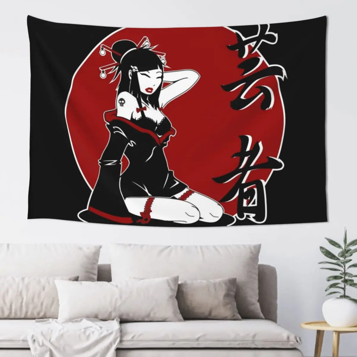 Geisha Pinup Jp 2 Tapestry Aesthetic Room Decor Decor Home Decorations For Your Bedroom Tapestry