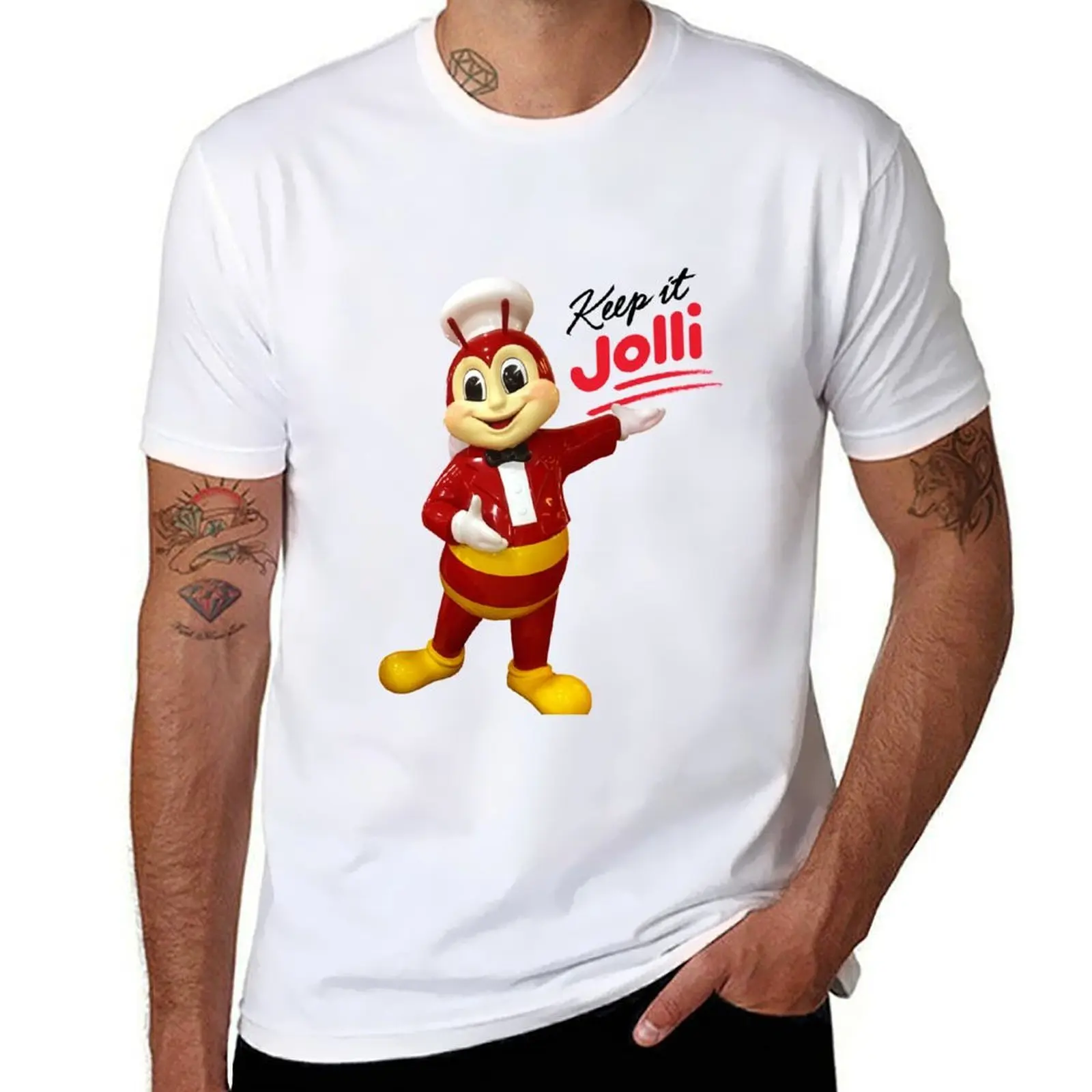 

Jollibee mascot statue: Keep it Jolli T-Shirt funny t shirts man man graphic t shirt T-Shirt