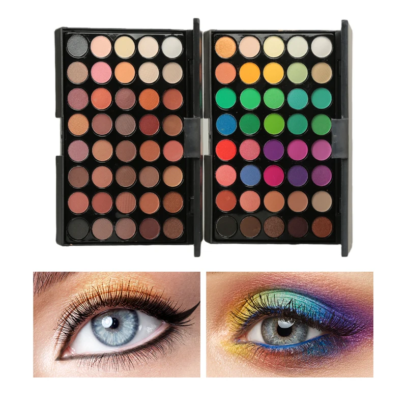 Paleta de sombras de ojos de 40 colores, juego de maquillaje, cosméticos con purpurina, Sexy, a la moda, para mujer