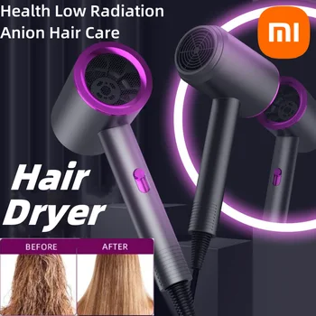 Xiaomi secador de cabelo negativo lonic golpe nenhum dano ao cabelo turbina de alta velocidade e baixo ruído fluxo de ar temperatura constante e secagem rápida