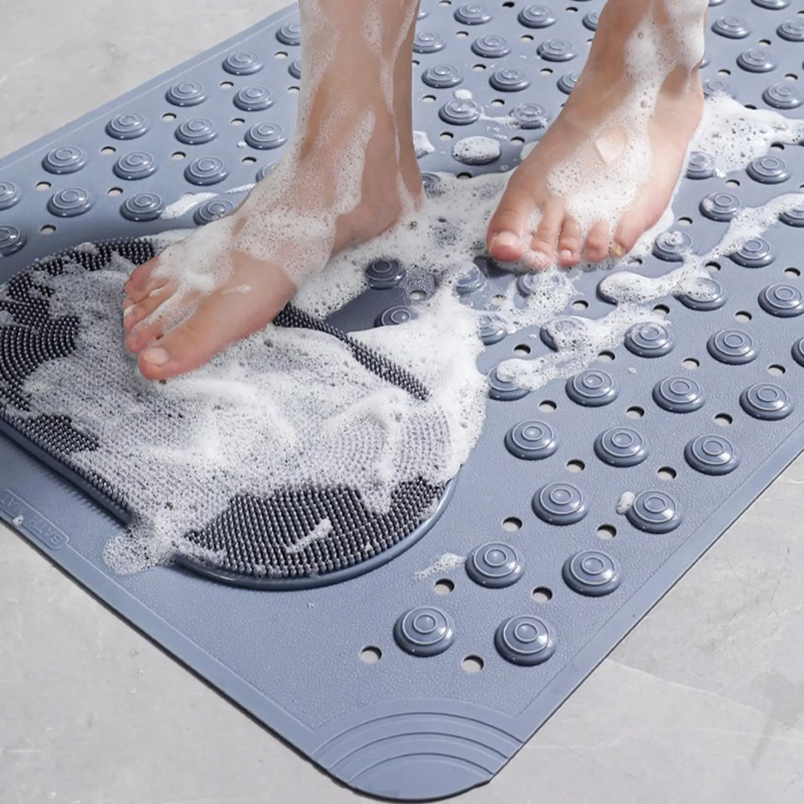 

Bathroom Mat Anti-Slip Bathtub Floor Pad Bath Tub Shower Mat for Home Apartment Rv Camping Gym Hotel Hospital Daycare