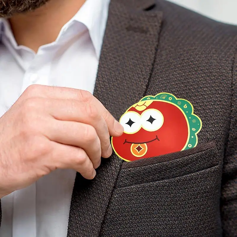 

Red Pocket Folders Cartoon Snake Pattern Money Bag Creative Red Packets Multiple Card Slot Lucky Money Envelopes For New Year