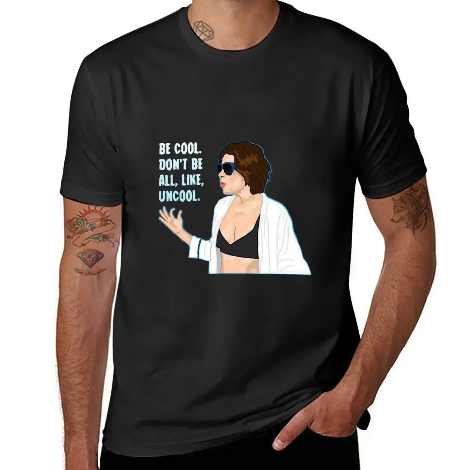 Don't Be All Uncool T-Shirt plus sizes designer shirts vintage Aesthetic clothing Men's t shirts