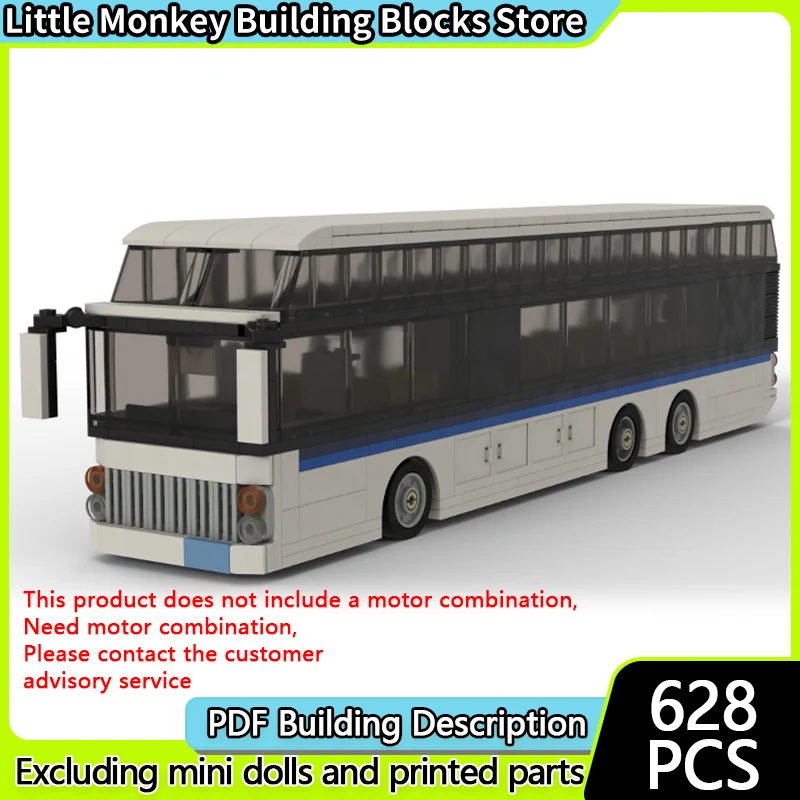 

Конструктор «Гоночный автомобиль» (модель MOC), классический городской автобус, модульная технология, развивающая игрушка для детей, подарок на праздник, набор для сборки